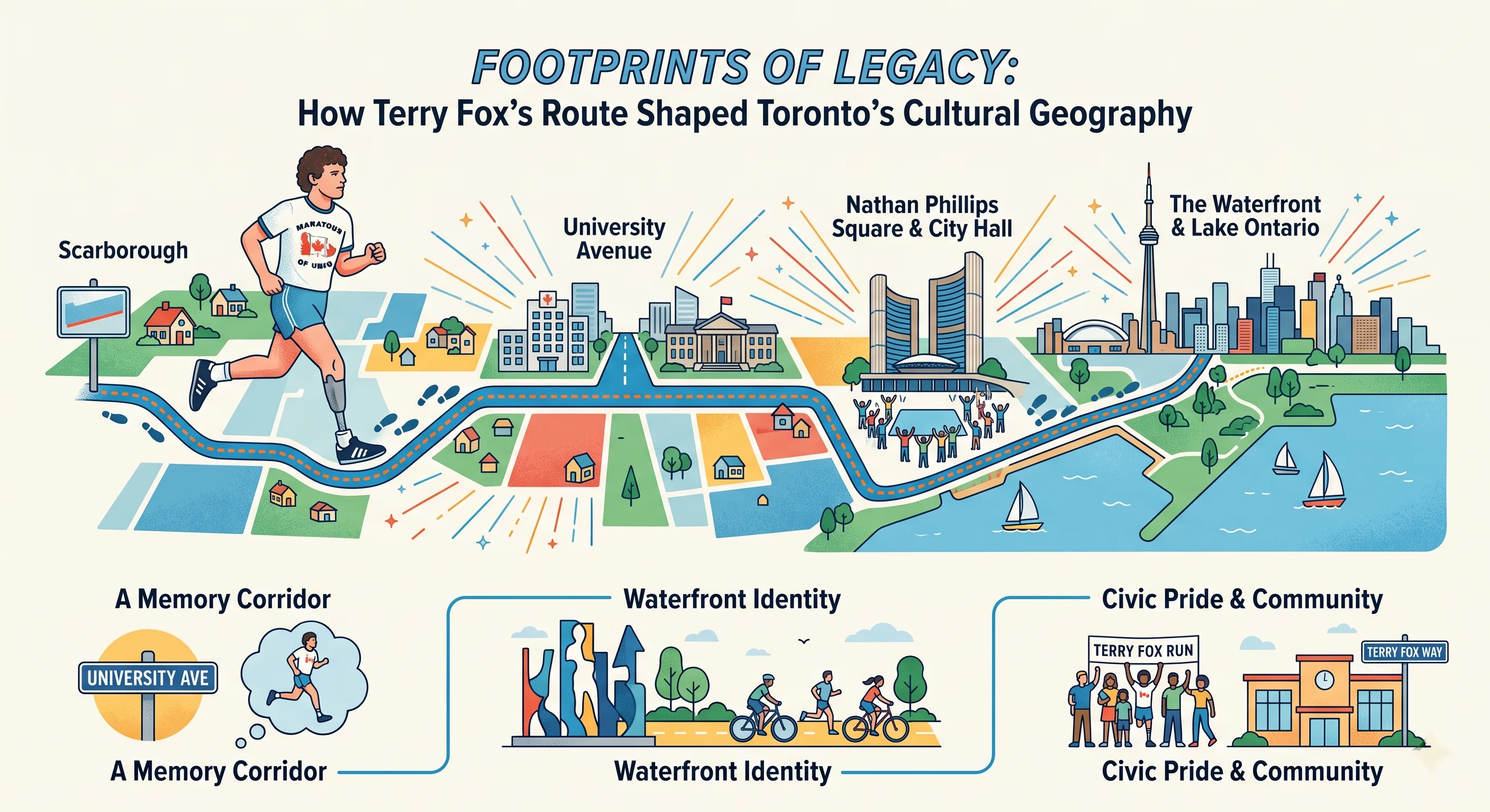 Footprints of Legacy: How Terry Fox's Route Shaped Toronto's Cultural Geography