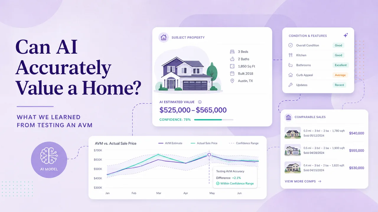 Can AI Accurately Value a Home? What We Learned From Testing an AVM