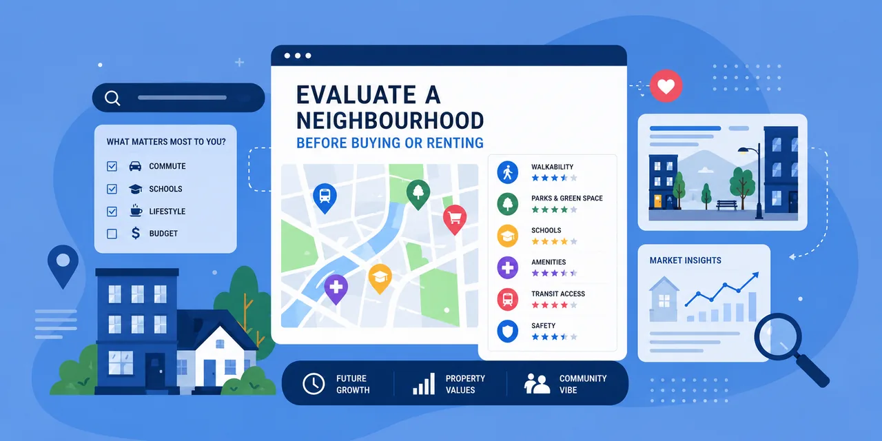 How to Evaluate a Neighbourhood Before Buying or Renting