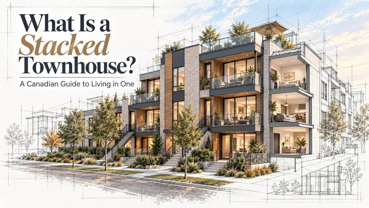 What Is a Stacked Townhouse? A Canadian Guide to Living in One